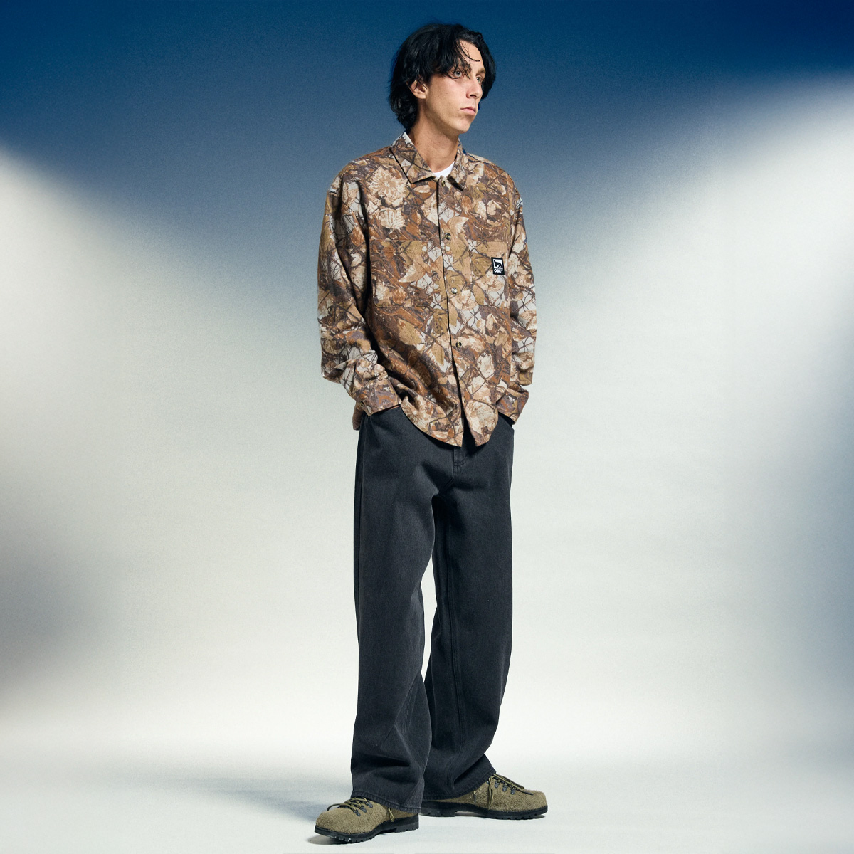 Obey Longsleeve Shirt Fence Camo