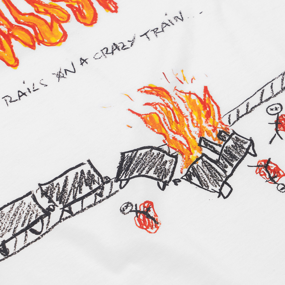 Civilist Train T-Shirt White Civilist Train T-Shirt White