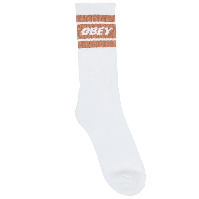 Obey Cooper II Socks White/Brown Sugar Obey Cooper II Socks White/Brown Sugar