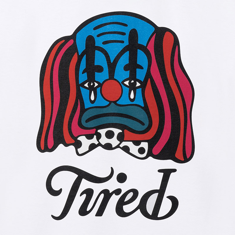 Tired Clown T-Shirt White