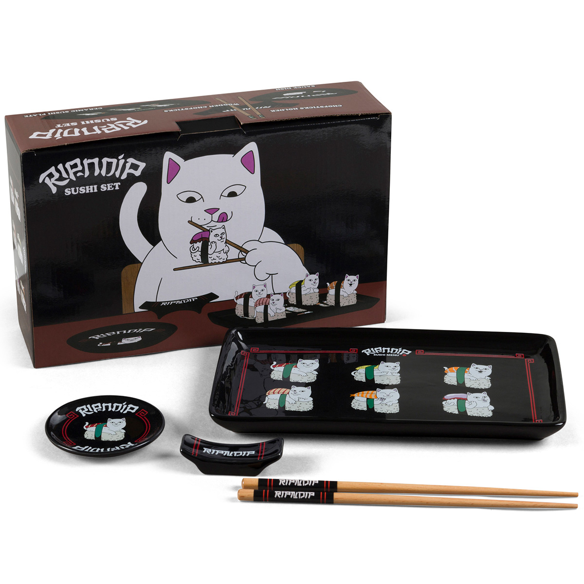 RipnDip Sushi Nerm Sushi Set Black RipnDip Sushi Nerm Sushi Set Black