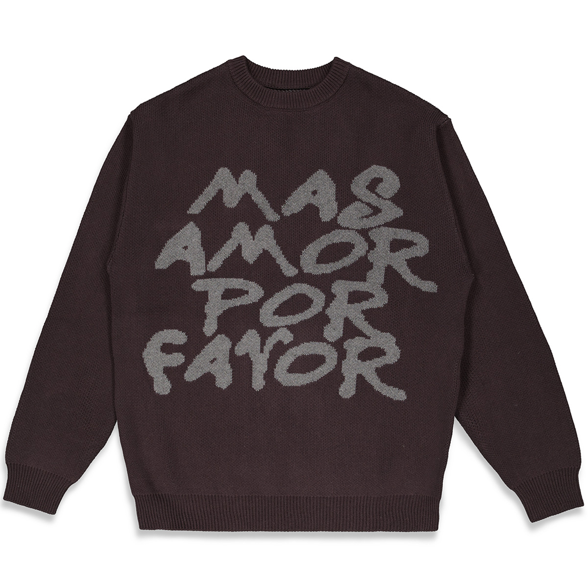 The Loose Company Mas Amor Por Favor Sweater Black