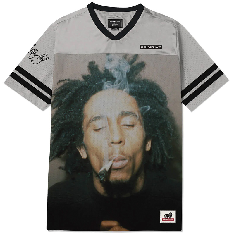 Primitive x Bob Marley Kaya Mesh Jersey Khaki Primitive x Bob Marley Kaya Mesh Jersey Khaki
