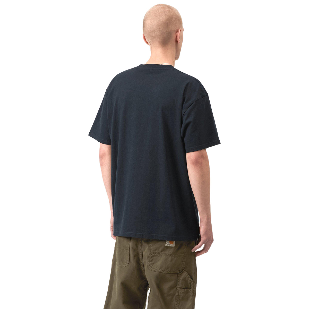 Carhartt WIP American Script T-Shirt Deep Night