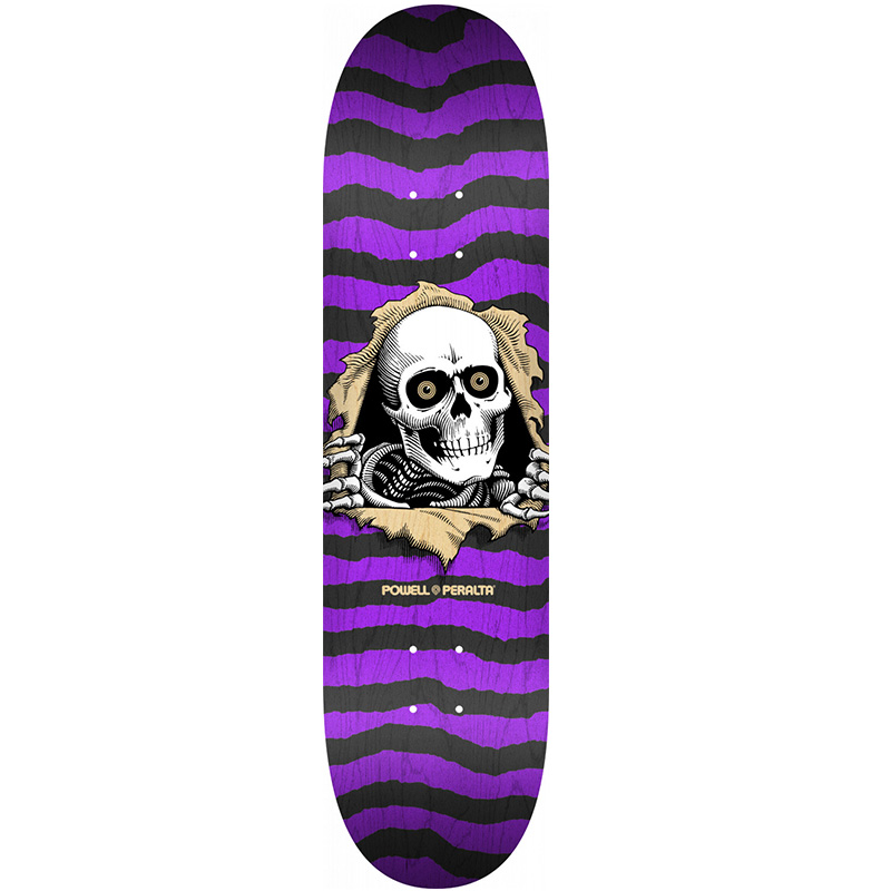 Powell Peralta Ripper Skateboard Deck Shape 246 Natural/Purple 9.0 Powell Peralta Ripper Skateboard Deck Shape 246 Natural/Purple 9.0