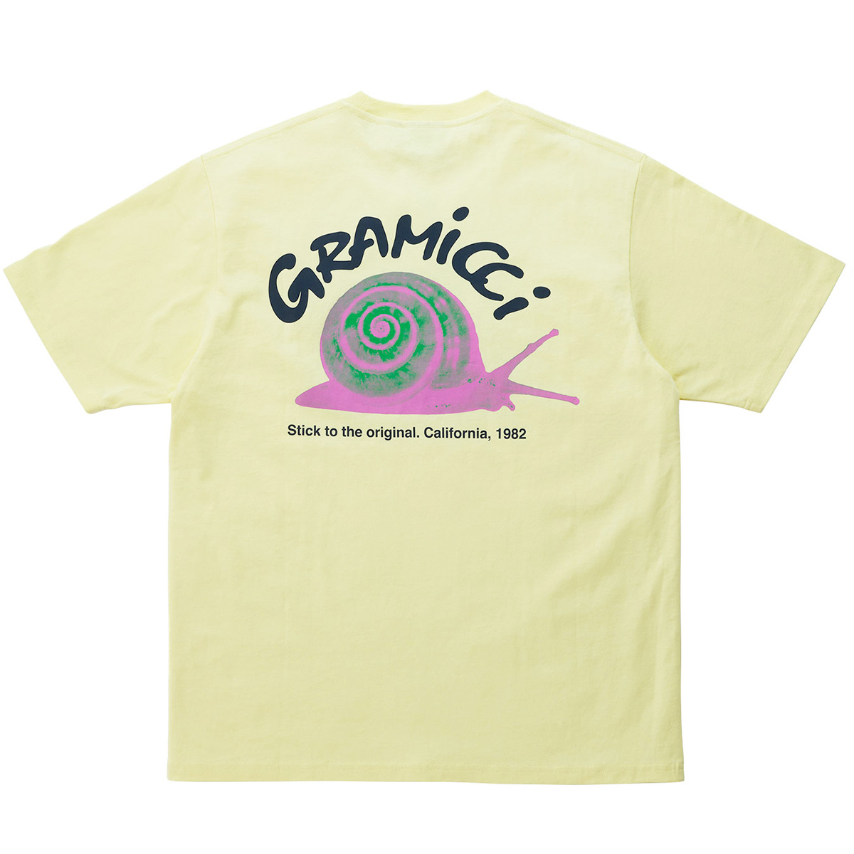 Gramicci Snail T-Shirt Lemon Gramicci Snail T-Shirt Lemon