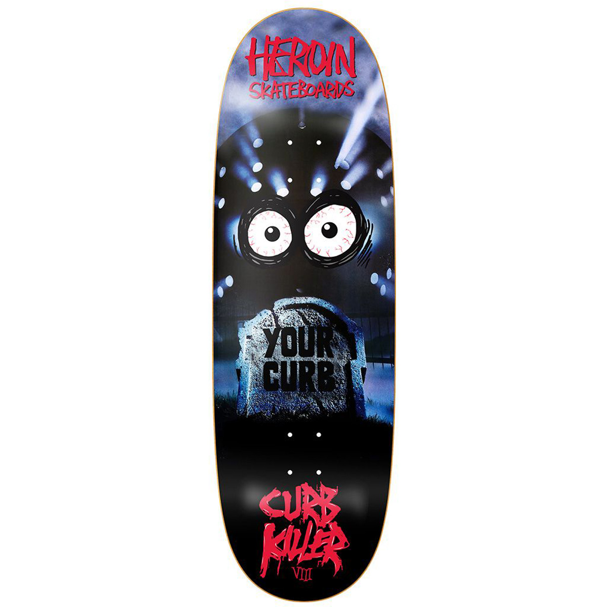 Heroin Curb Killer Skateboard Deck 10.0