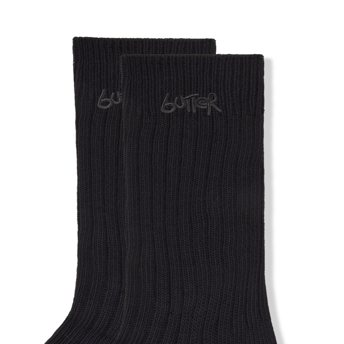 Butter Goods Mid-Cut Socks Black