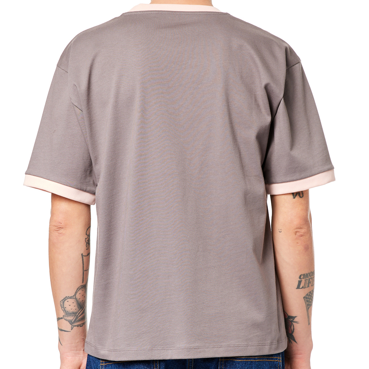 Rassvet Welcome Back Ringer Knit T-Shirt Dark Grey