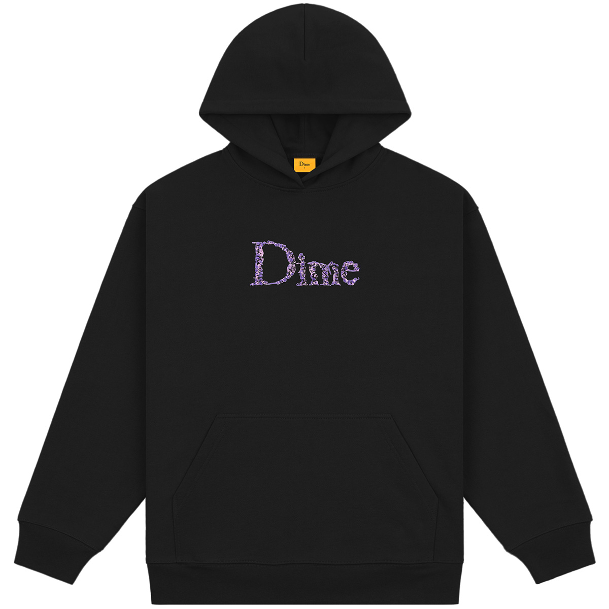 Dime Classic Skull Hoodie Black