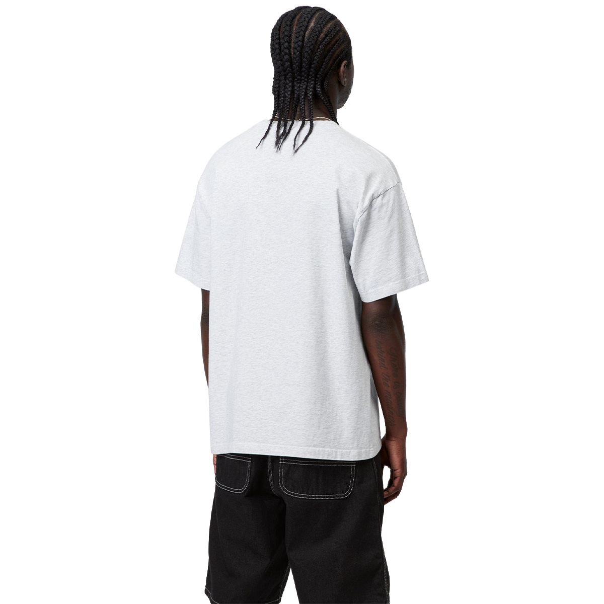 Carhartt WIP WIP III T-Shirt Ash Heather Heavy Stone Wash