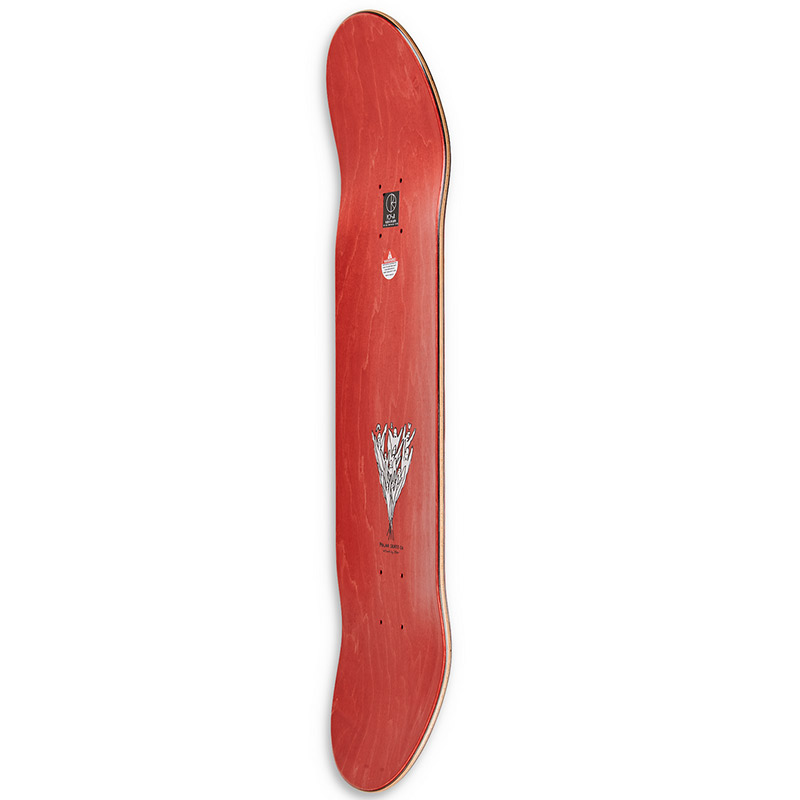 Polar Team Heaven Skateboard Deck White 7.875 Polar Team Heaven Skateboard Deck White 7.875