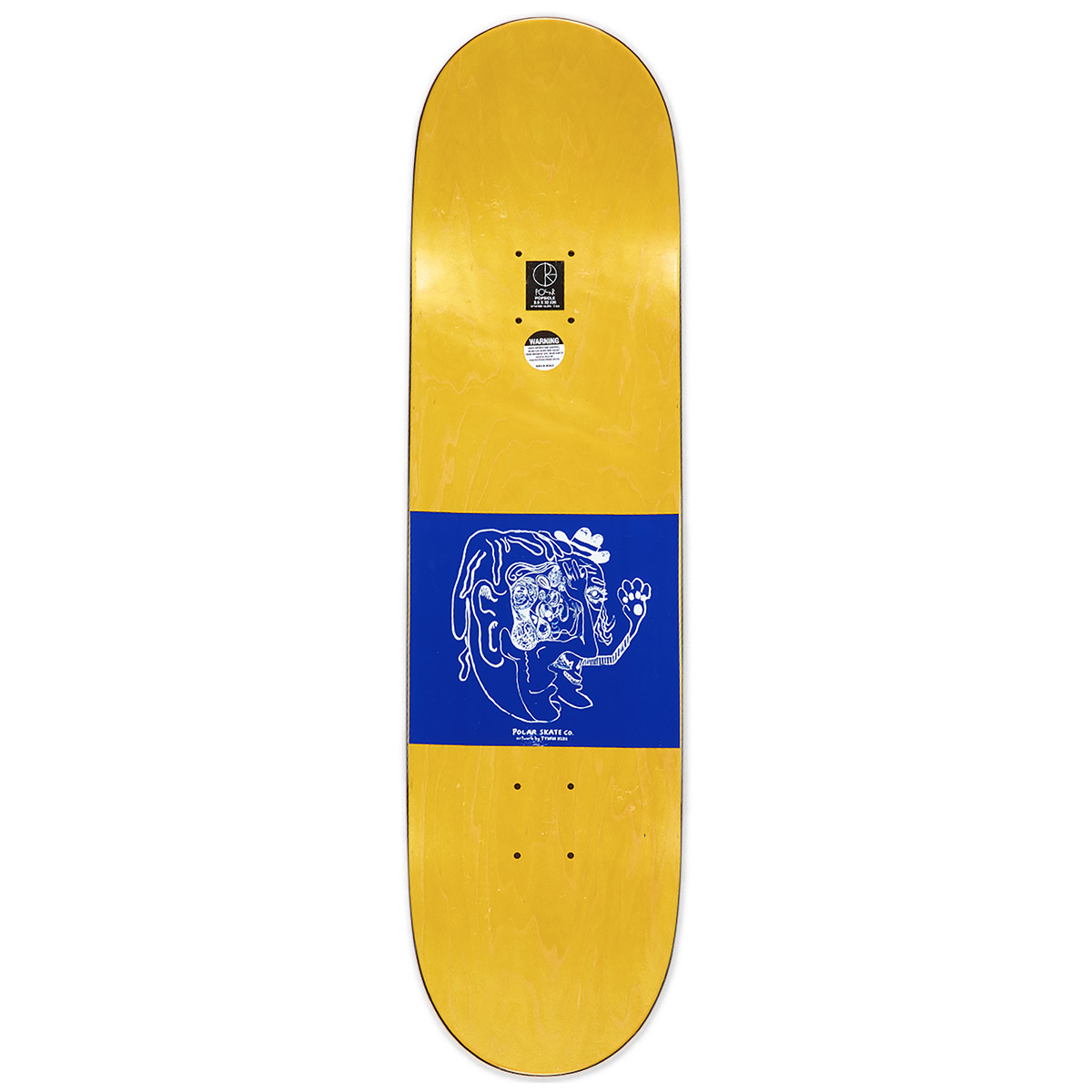 Polar Dane Brady Pigeons Skateboard Deck Purple 8.5