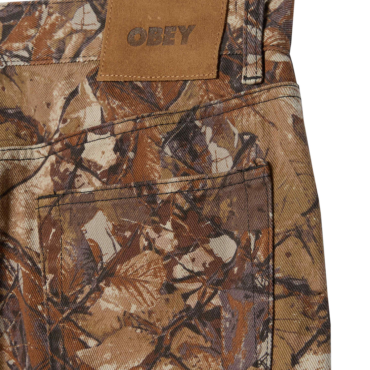Obey Classic Baggy Denim Pant Fence Camo