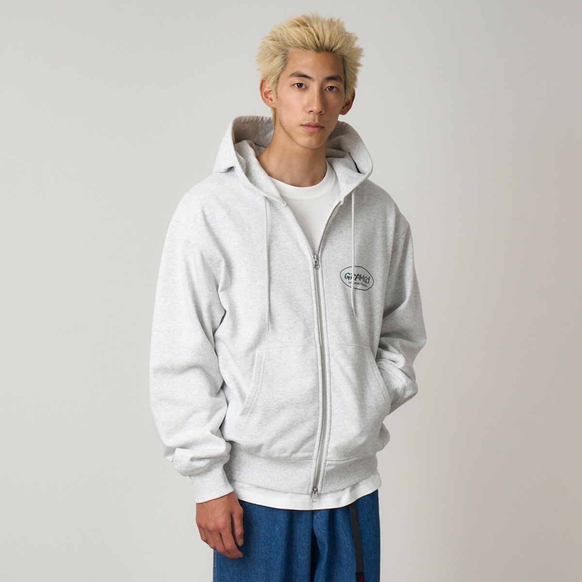 Gramicci Original Freedom Zip Hooded Sweater Heather Ash