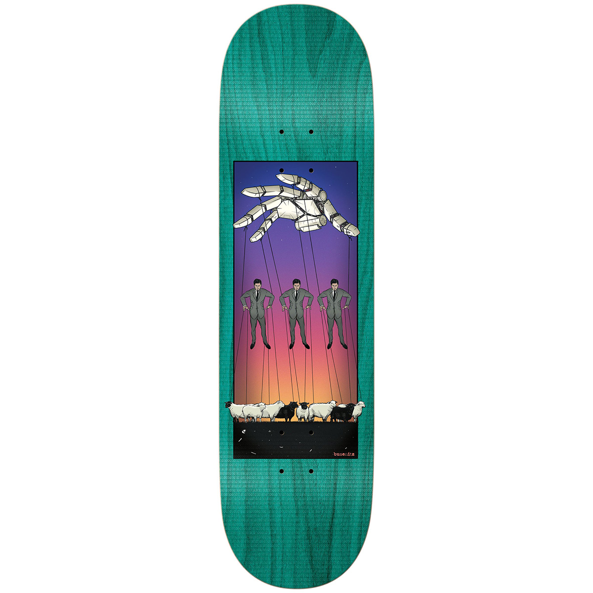 Real Busenitz Overlord Skateboard Deck Full SE 8.5