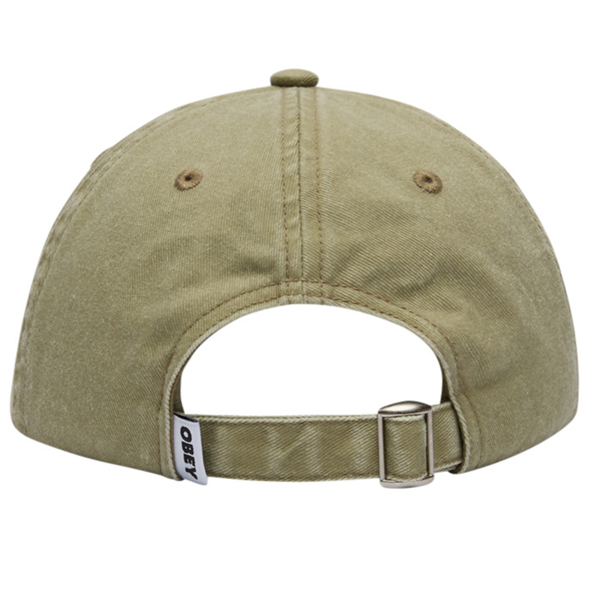 Obey 2 Tone Bold 6 Panel Strapback Pigment Khaki Obey 2 Tone Bold 6 Panel Strapback Pigment Khaki