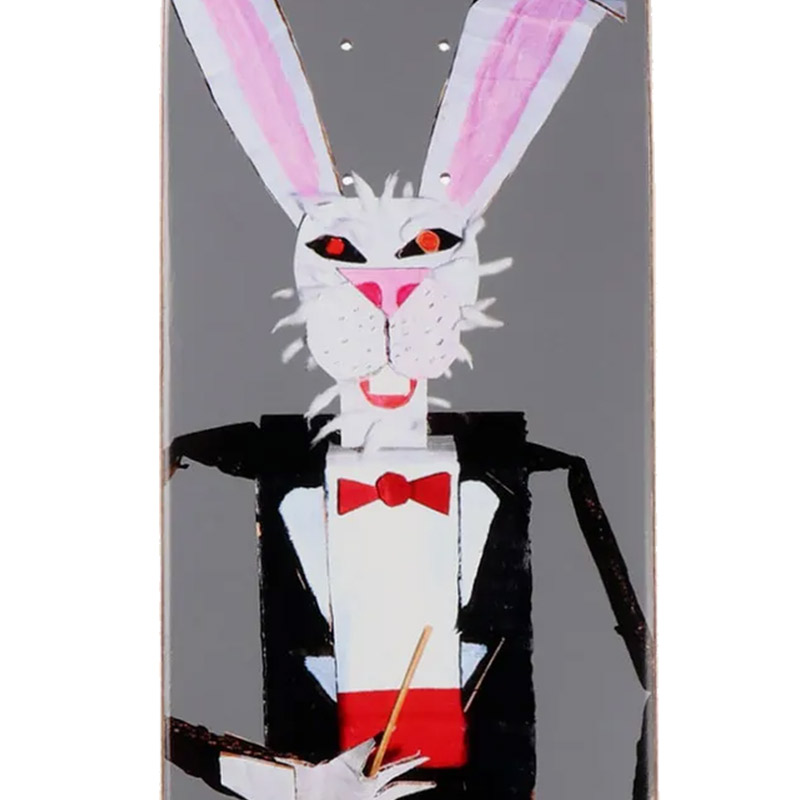 Skate Mental Giorgi Rabbit Doll Grey Skateboard Deck 8.06 Skate Mental Giorgi Rabbit Doll Grey Skateboard Deck 8.06