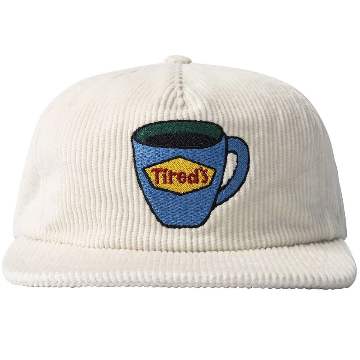 Tired Tired's Washed Cord Cap White