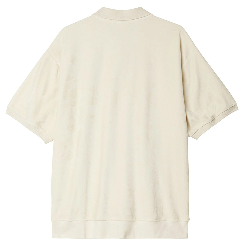 Obey Pensa Velour Polo Unbleached Obey Pensa Velour Polo Unbleached