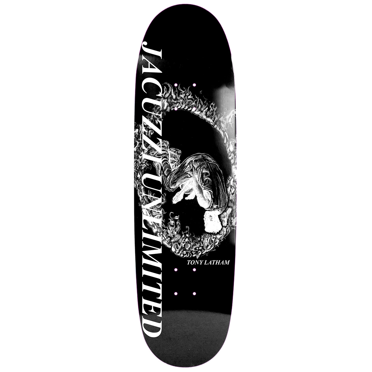 Jacuzzi Tony Latham Voodoo Skateboard Deck Black 9.125