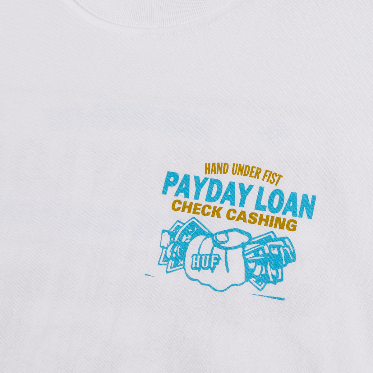 HUF Pay Day T-Shirt White HUF Pay Day T-Shirt White