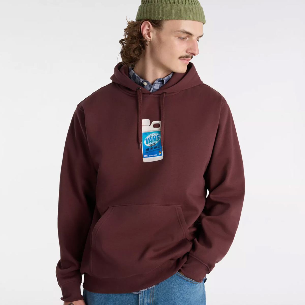 Vans Extra Strength Loose Hooded Sweater Bitter Chocolate