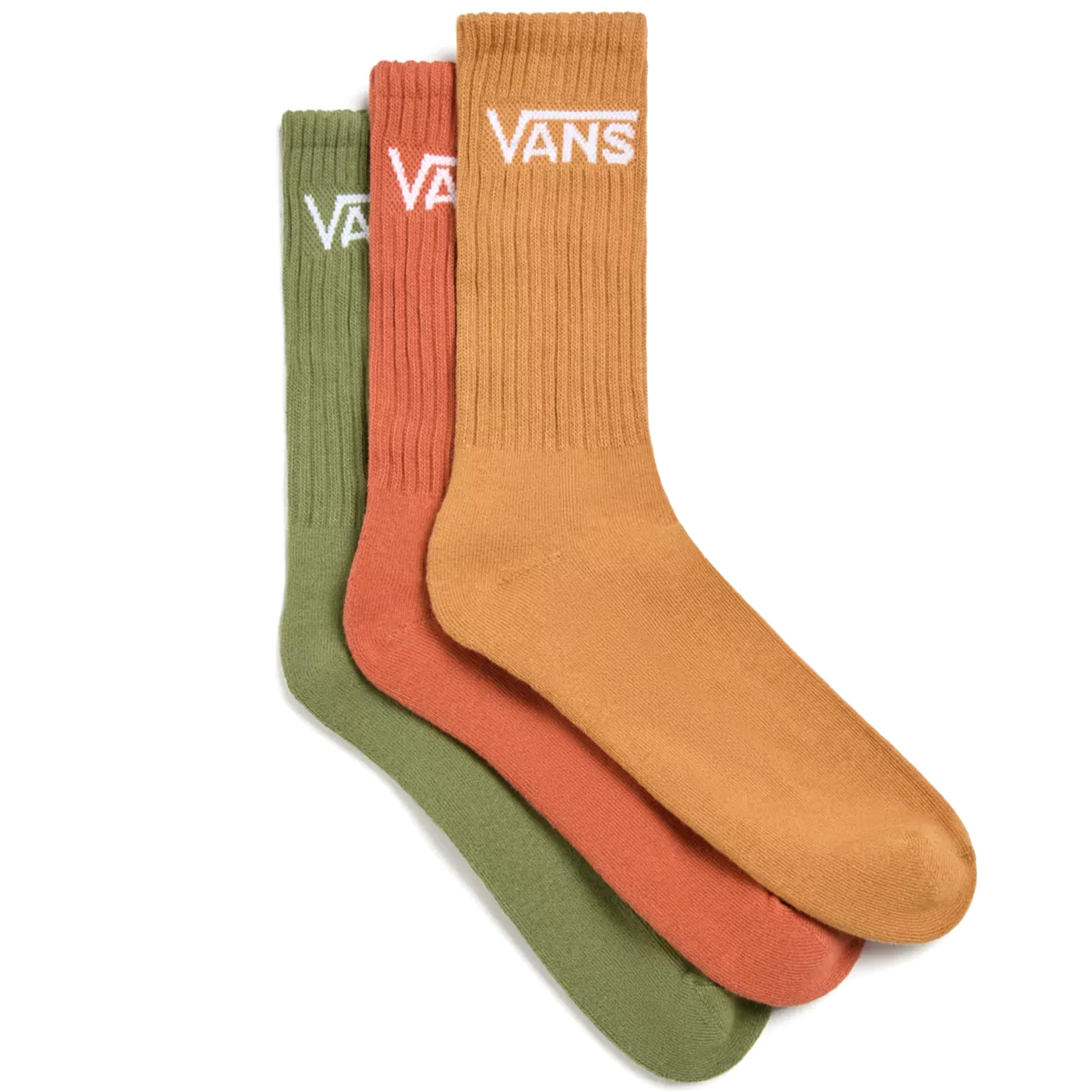 Vans Classic Crew Socks Brown Sugar 3-Pack Vans Classic Crew Socks Brown Sugar 3-Pack