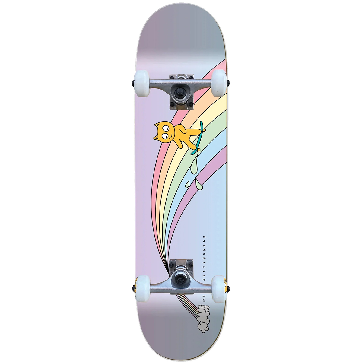 Meow Over The Rainbow Complete Skateboard Fade 7.5 Meow Over The Rainbow Complete Skateboard Fade 7.5