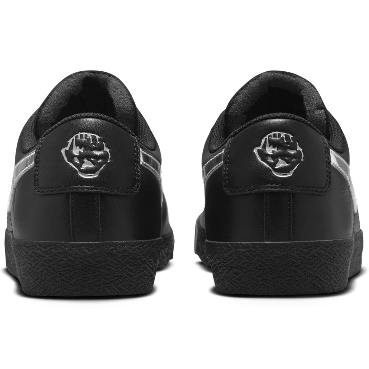 Nike SB Zoom Blazer Low x Dancer Skateboards Black/Metallic Silver-Black Nike SB Zoom Blazer Low x Dancer Skateboards Black/Metallic Silver-Black