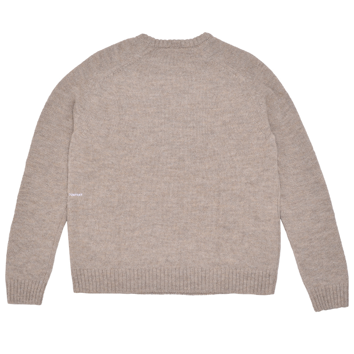 POP Initials Knitted Crewneck Sweater Sesame POP Initials Knitted Crewneck Sweater Sesame