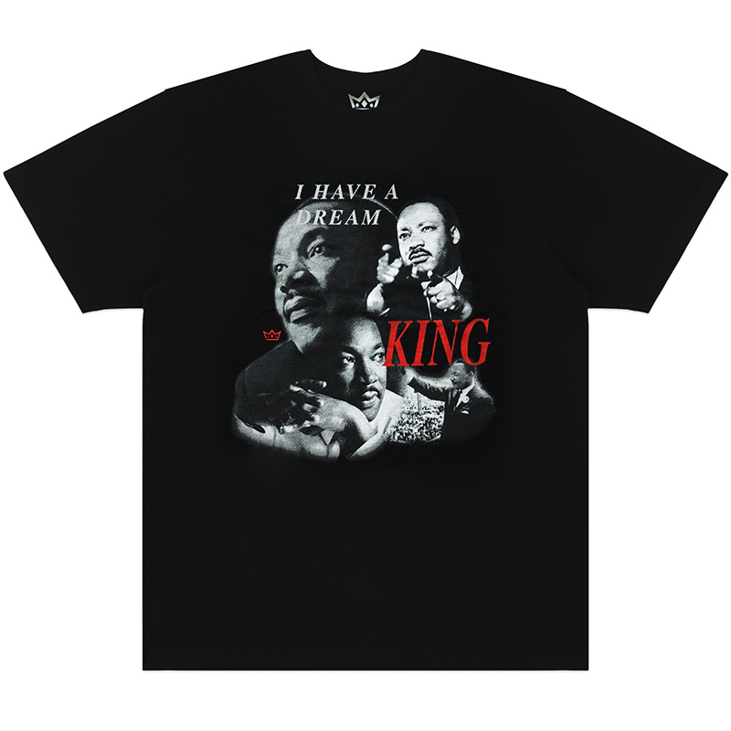 King MLK Dream T-shirt Black