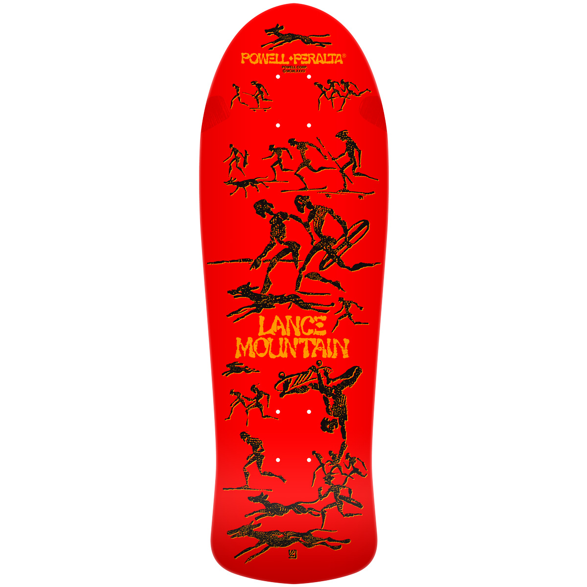 Powell Peralta Bones Brigade Mountain Series 15 Skateboard Deck Red 10.0