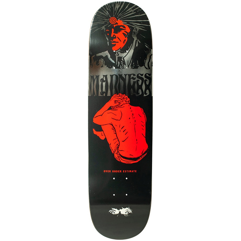 Madness Break Down R7 Skateboard Deck Silver 8.375 Madness Break Down R7 Skateboard Deck Silver 8.375