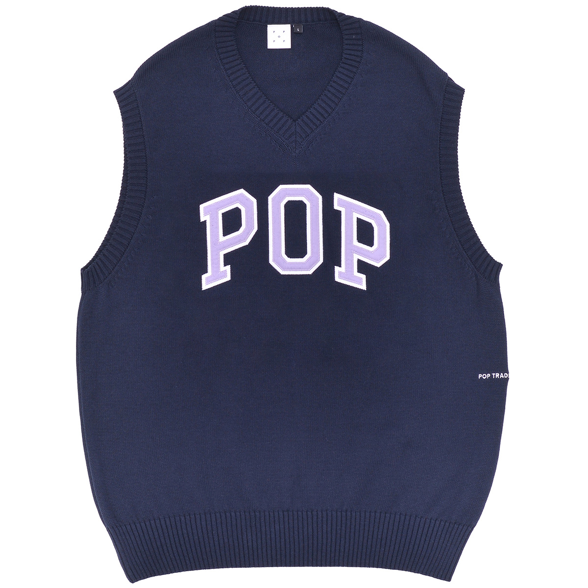 POP Arch Spencer Knit Sweater Navy POP Arch Spencer Knit Sweater Navy