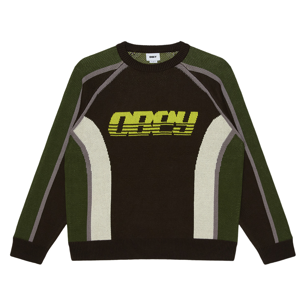 Obey Estadio Sweater Brown
