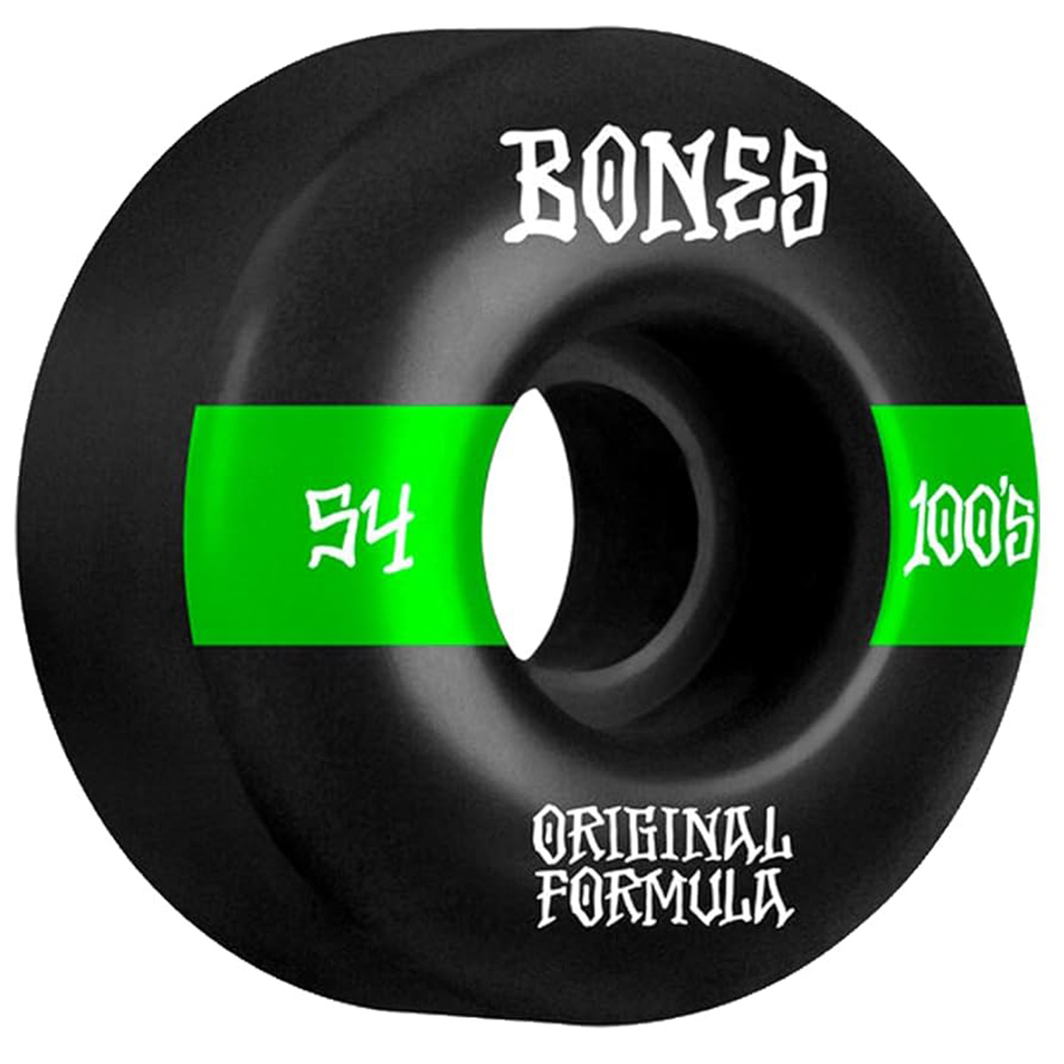 Bones 100's #14 V4 Wide Wheels 100a Black 54mm