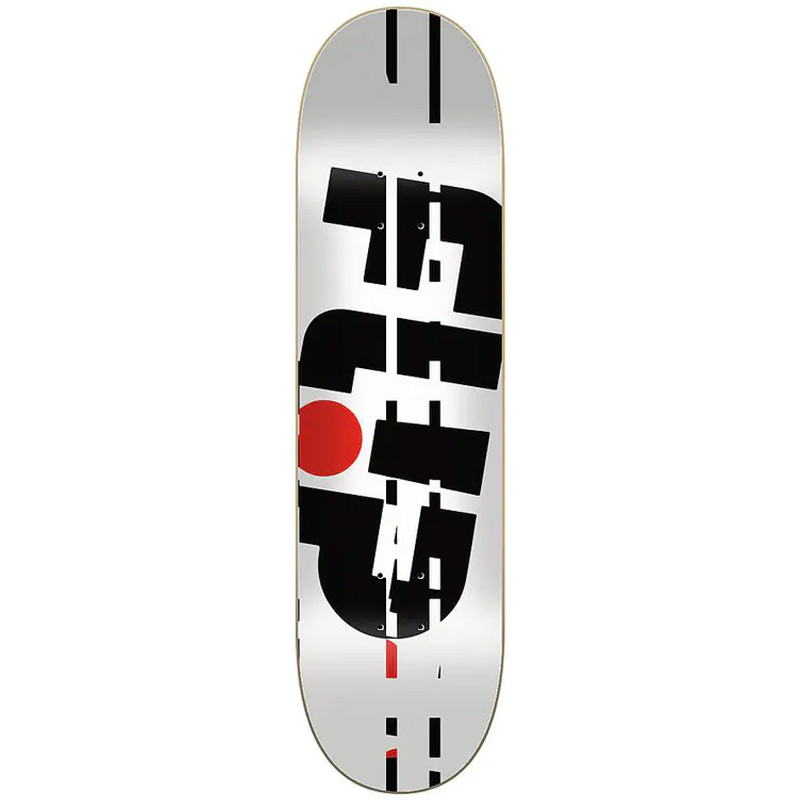Flip Odyssey Glitch Skateboard Deck White 8.13