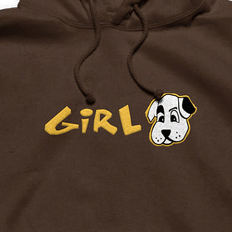 Girl Pup Hooded Sweater Brown Girl Pup Hooded Sweater Brown