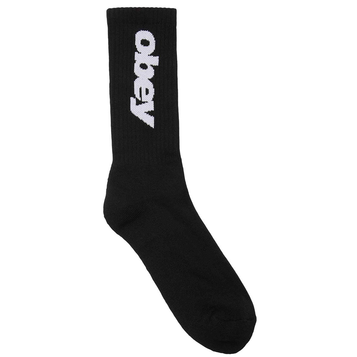 Obey Italics Socks Black Obey Italics Socks Black