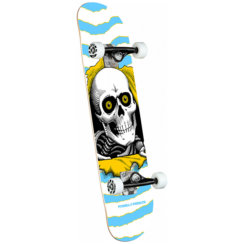 Powell Peralta Ripper Light Complete Skateboard Shape 255 Blue 7.5
