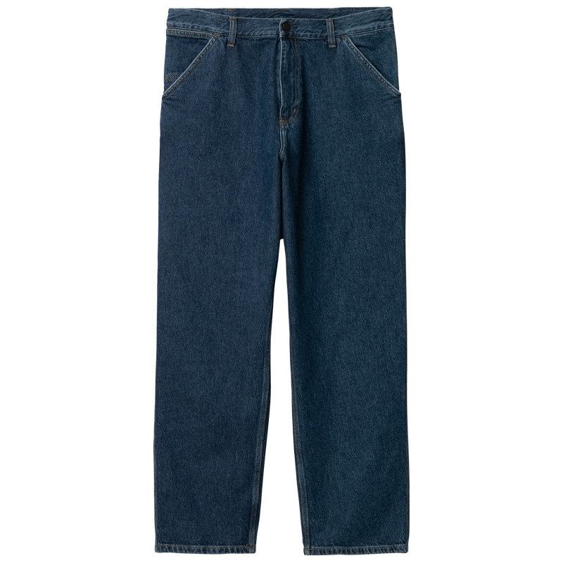 Carhartt WIP Single Knee Pant Blue Stone Washed Carhartt WIP Single Knee Pant Blue Stone Washed