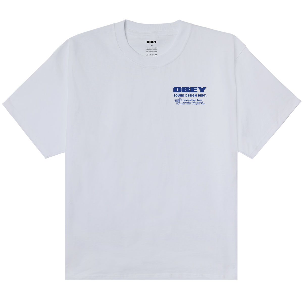 Obey Sound Design Dept. T-Shirt White