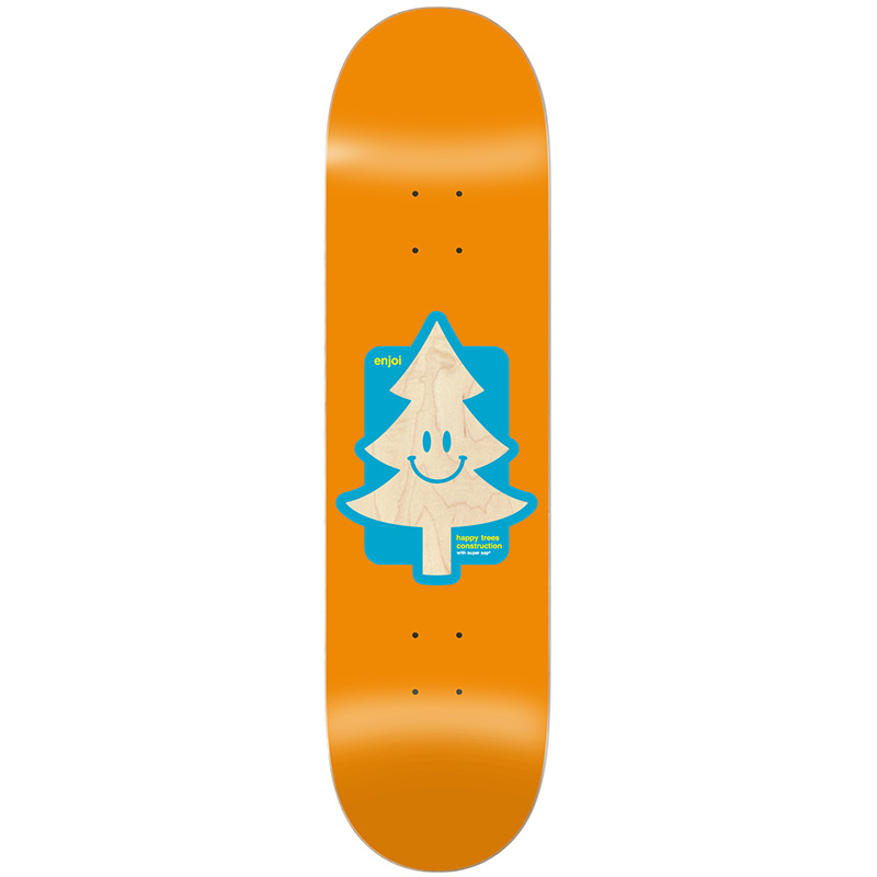 Enjoi Happy Tree Super Sap R7 Skateboard Deck Orange 8.5 Enjoi Happy Tree Super Sap R7 Skateboard Deck Orange 8.5