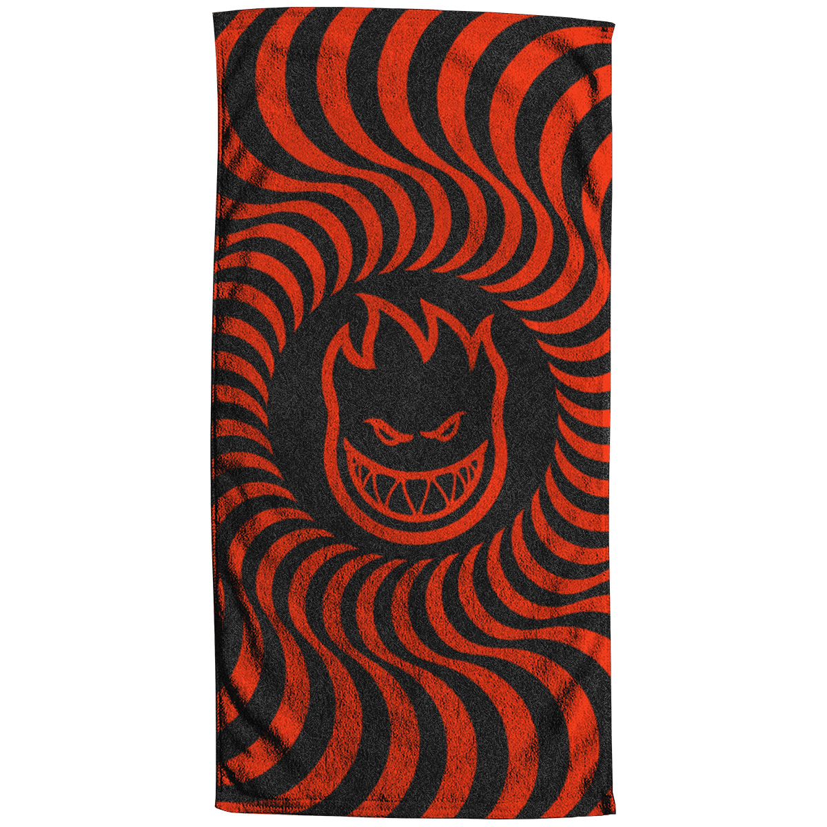 Spitfire Bighead Swirl II Beach Towel Black/Red Spitfire Bighead Swirl II Beach Towel Black/Red