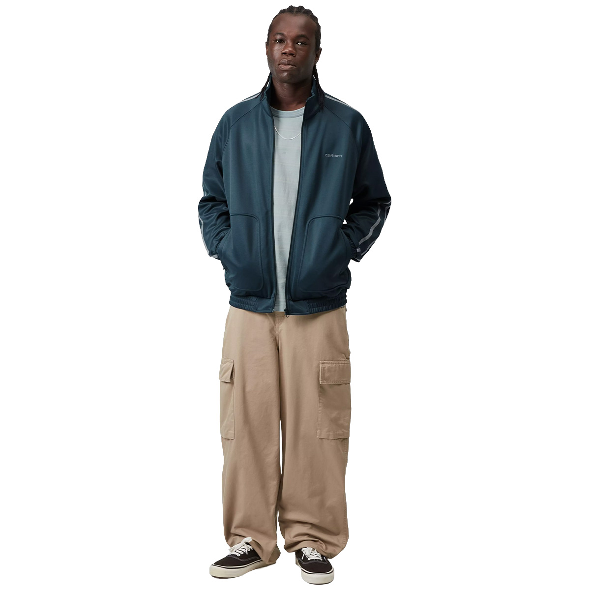 Carhartt WIP Bolar Sweater Jacket Blue River/Mirror