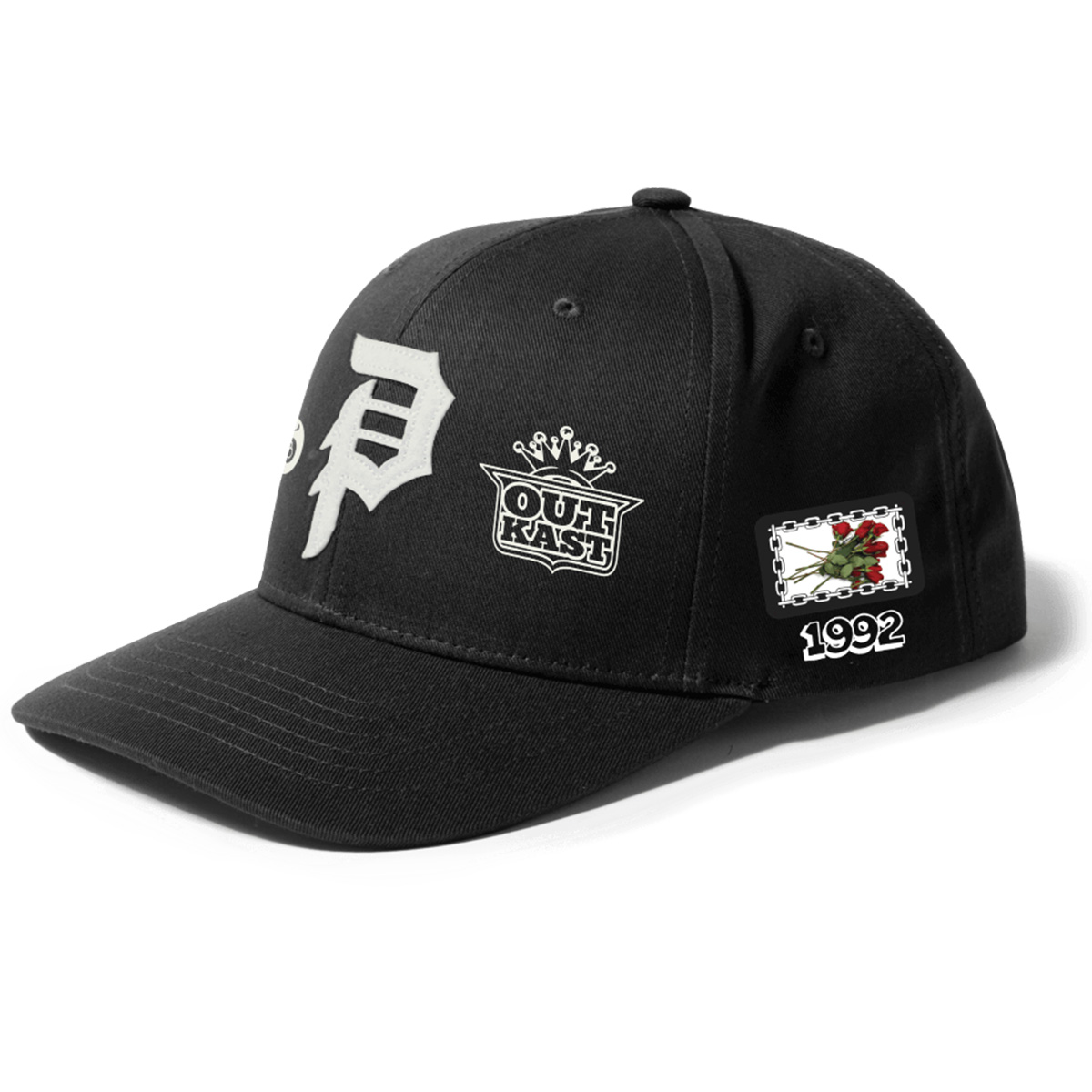 Primitive x Outkast Jackson Snapback Cap Black Primitive x Outkast Jackson Snapback Cap Black