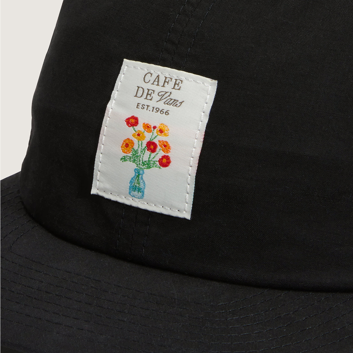 Vans Cafe Vans Jockey Cap Black Vans Cafe Vans Jockey Cap Black