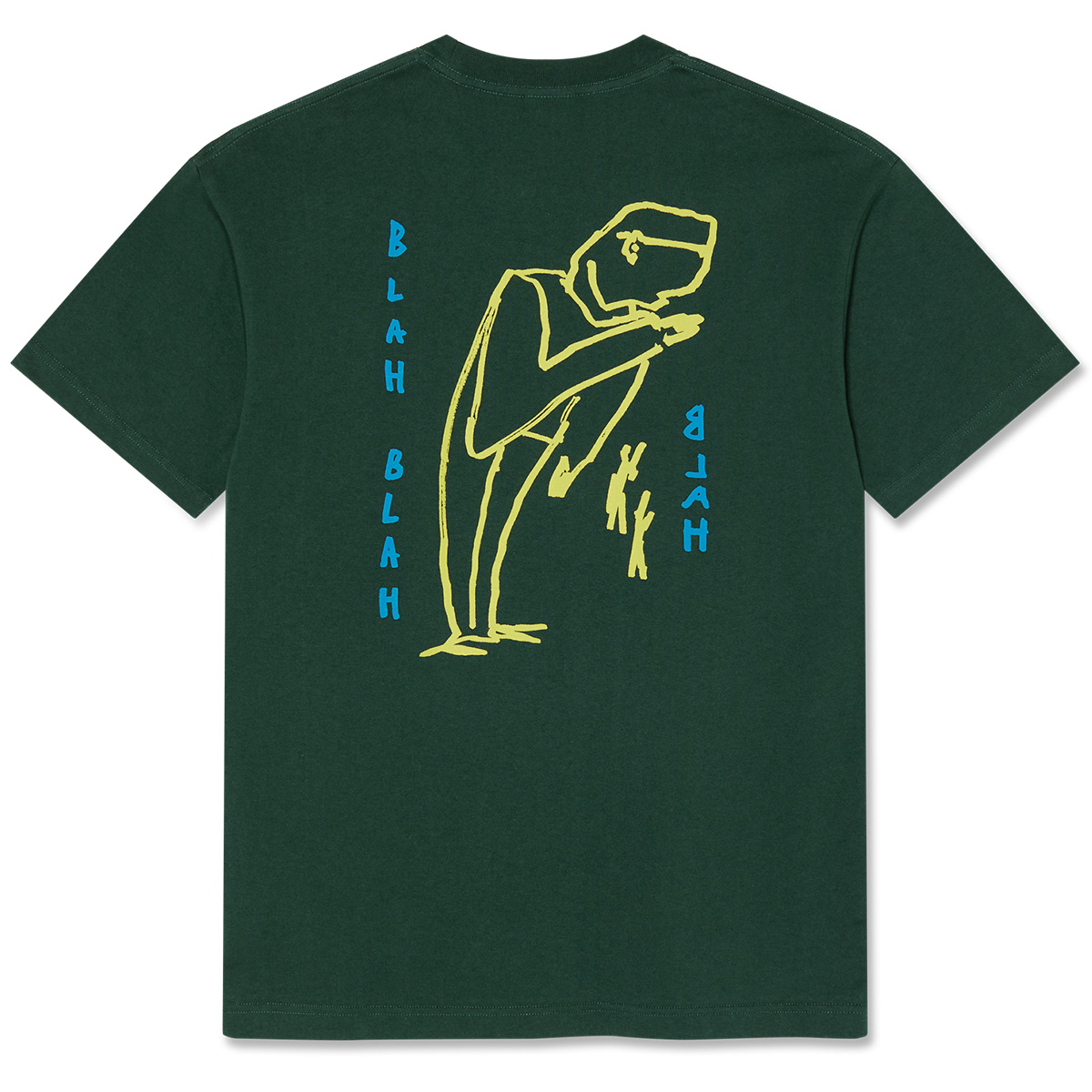 Polar Blah Blah Blah T-Shirt Dark Green Polar Blah Blah Blah T-Shirt Dark Green
