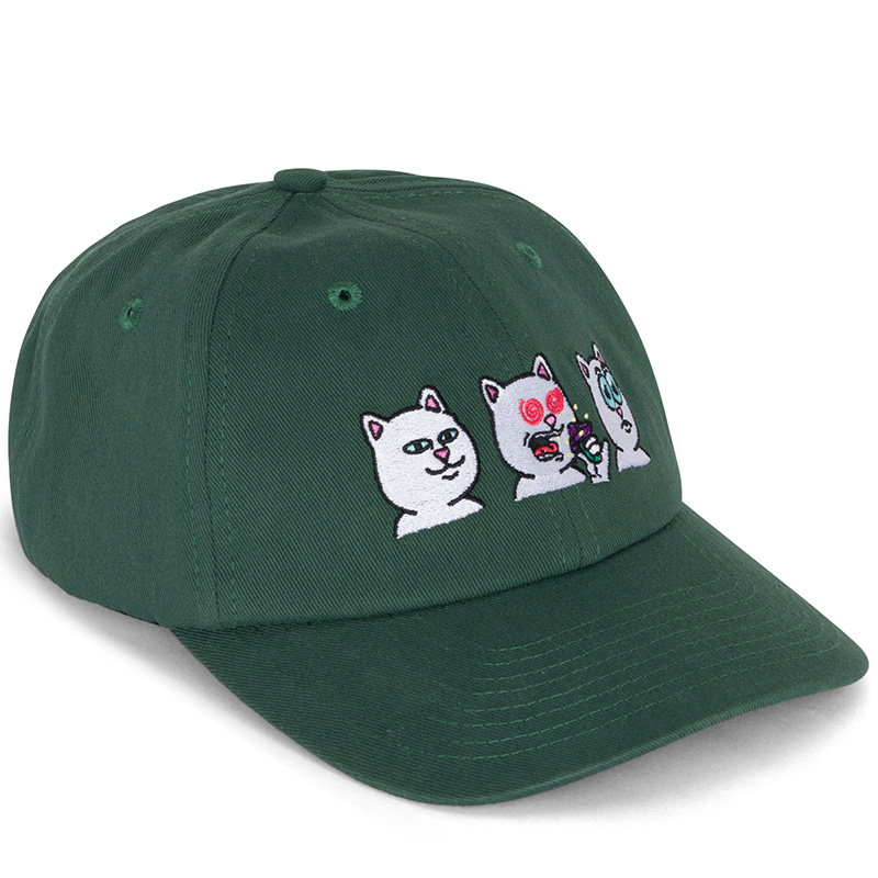 RIPNDIP Shroom Diet Dad Hat Olive